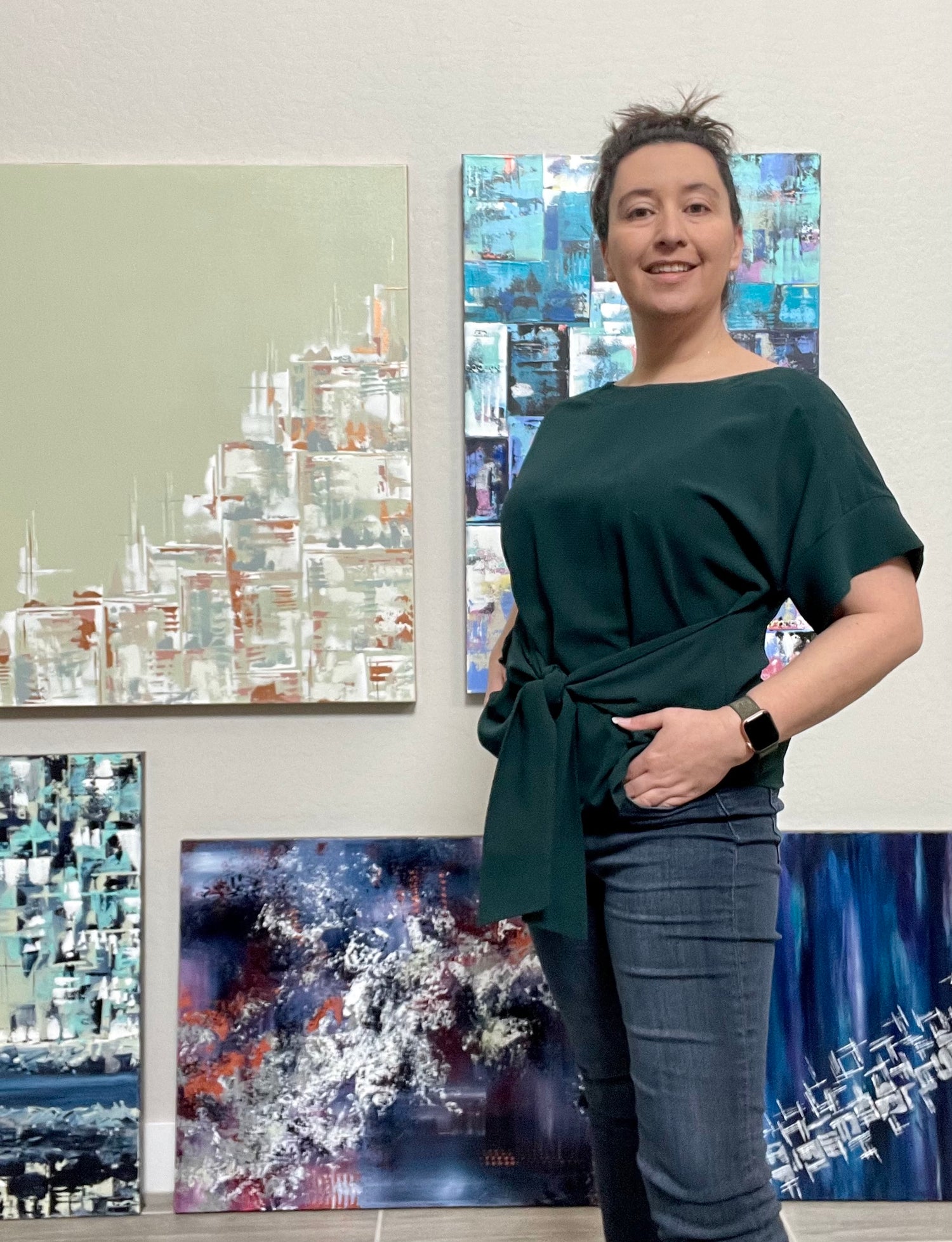 Sarah Simmerman, Abstract Artist in Phoenix Arizona