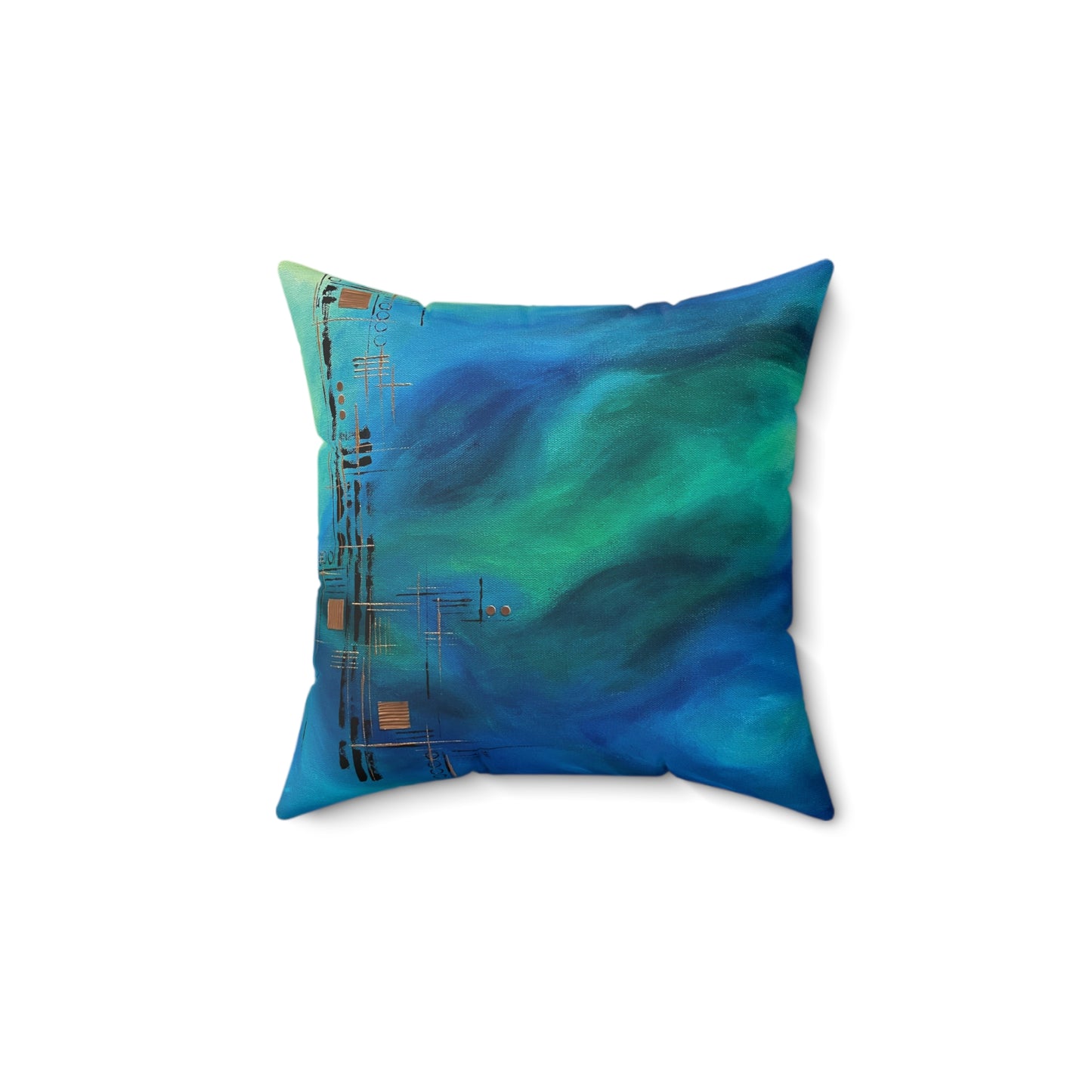 Square Pillow - Harmonious Reflections